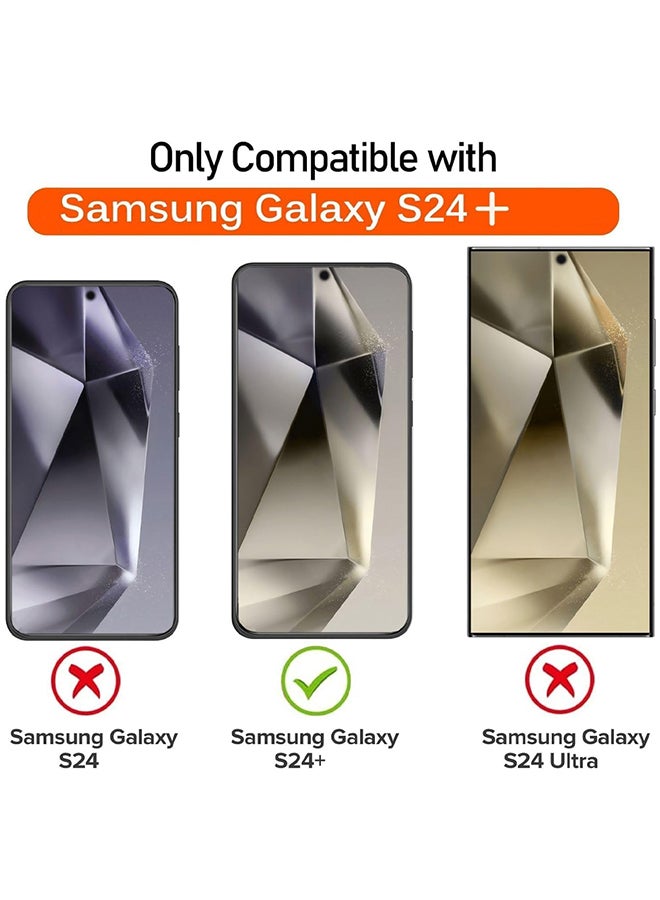 MARGOUN - Samsung Galaxy S24 Plus Case Translucent TPU Bumper Shockproof Phone Cover With Built-In Magnet Non-Yellowing Case Cover Compatible With MagSafe Clear - Image 1