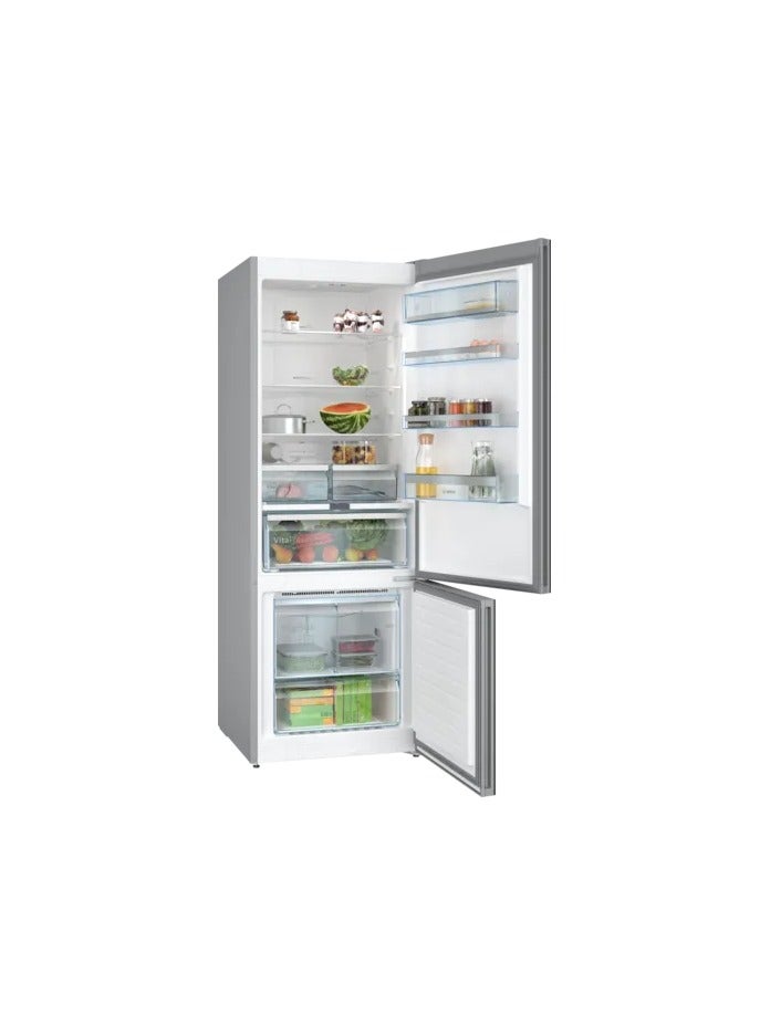 Series 6, free-standing fridge with bottom freezer, glass door, 193 x 70 cm, 508 L KGN56LB3E9 Black - pnsku/N70039872V/45/_/1705896042/ba8328d6-2b69-465f-b980-1747a1378ced