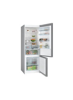 BOSCH Series 6, free-standing fridge with bottom freezer, glass door, 193 x 70 cm, 508 L KGN56LB3E9 Black  - Image 2