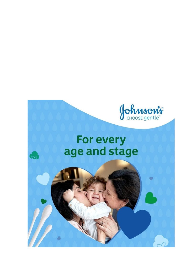 Johnson's 100-Piece Pack Of 4 Baby Cotton Buds  - Image 4