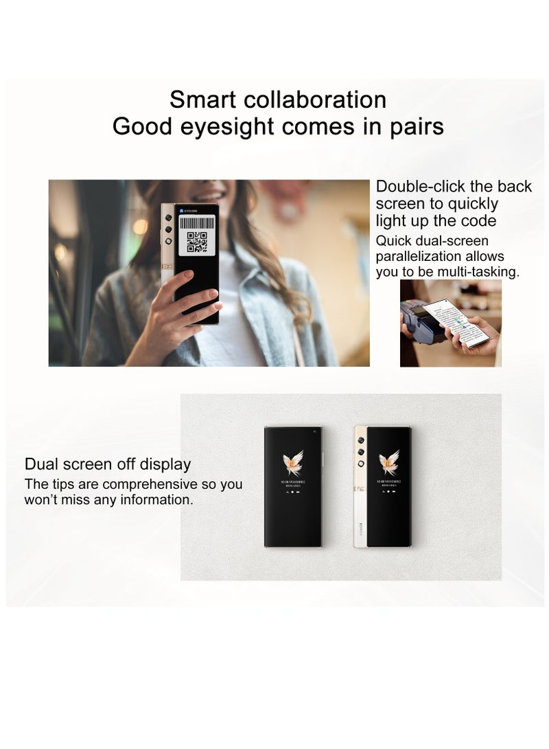 Honor - V Purse 5G, 16Gb+256Gb, Side Fingerprint, 7.71 Inch + 6.45 Inch MagicOS 7.2 Qualcomm Snapdragon 778G Octa Core, Network: 5G, OTG, NFC, Black Chinese Version - Image 1