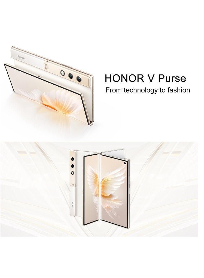 Honor - V Purse 5G, 16Gb+256Gb, Side Fingerprint, 7.71 Inch + 6.45 Inch MagicOS 7.2 Qualcomm Snapdragon 778G Octa Core, Network: 5G, OTG, NFC, Black Chinese Version - Image 1