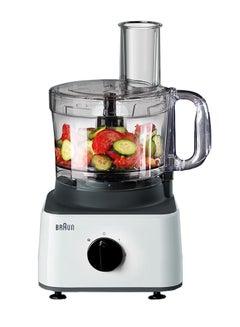 8-In-1 Food Processor System With 2 Speed Button And Pulse/Chop/Slice/Grate/Whisk/Puree 2.1 L 750 W FP0132WH White - pnsku/N70039915V/45/_/1705931283/06d06ec4-1363-4502-b165-fb795a56d3c2