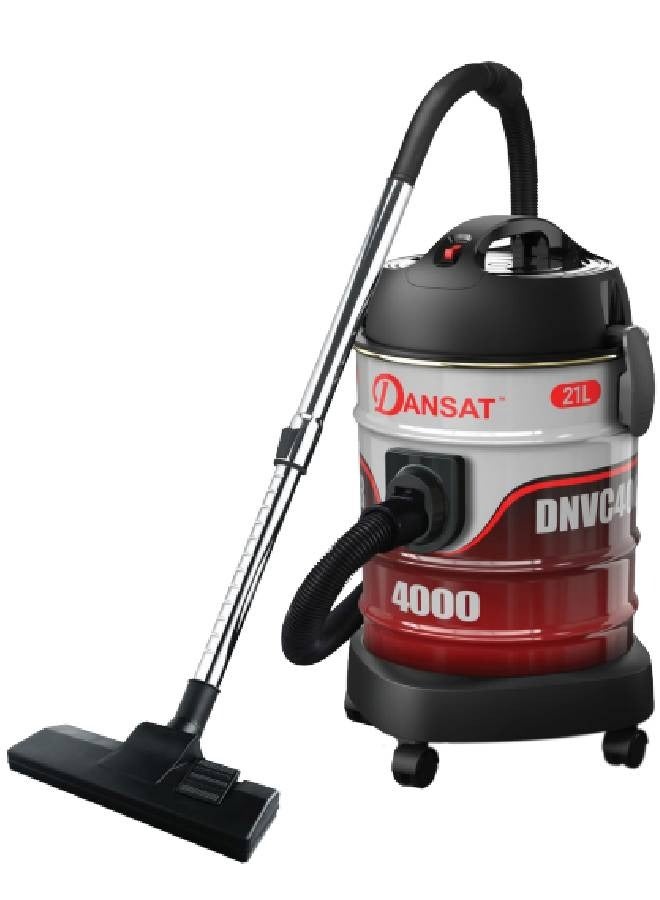 Dansat Vacuum Cleaner 21 L 1800 W DNVC-4000B Red/Grey 