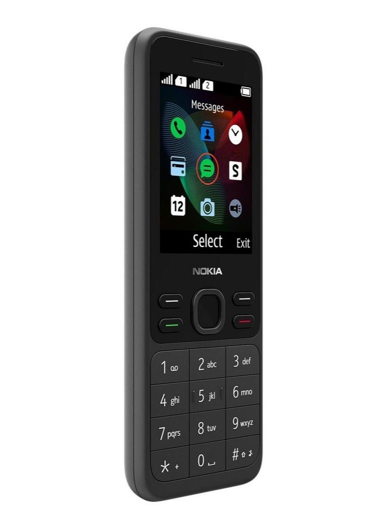 نوكيا موبايل 150 ثنائي الشريحة، 4G، أسود - Image 2