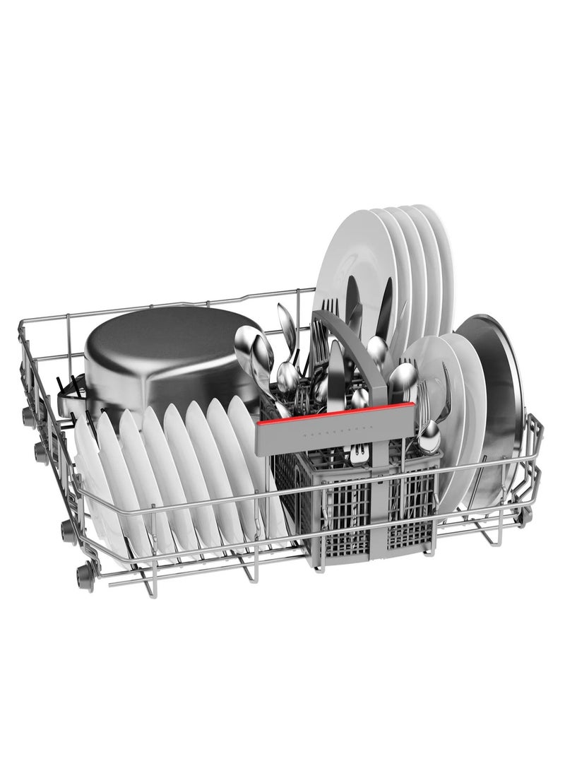 Series 4, free-standing dishwasher, 12 persons, 60 cm, inox 9.5 L SMS46JI01V Silver - pnsku/N70040021V/45/_/1705917628/c973e9d6-b3a1-4fa5-9315-de077434d0bb