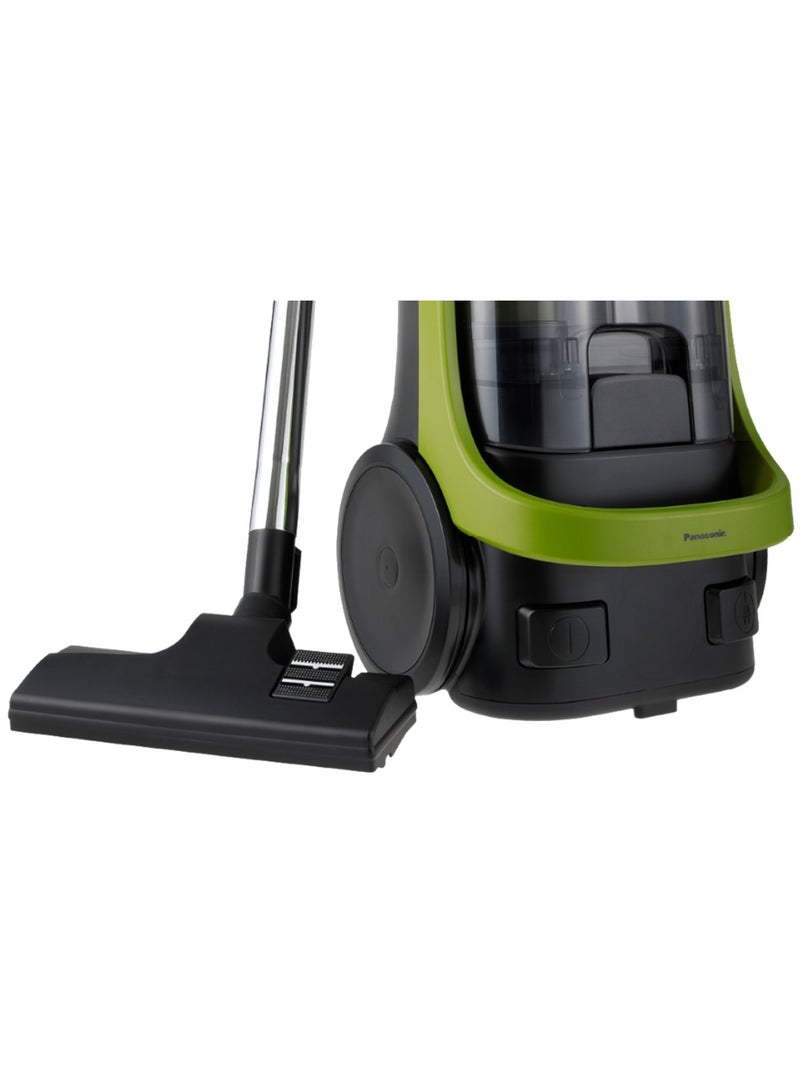 Panasonic - Vacuum Powerful Cyclone Bagless Canister Vacuum Cleaner With HEPA Filter 2.2 L 1800 W MC-CL603 Green - Image 1