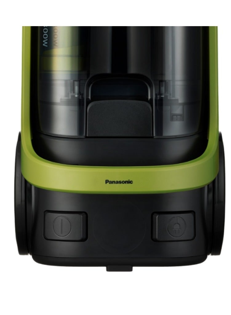 Panasonic - Vacuum Powerful Cyclone Bagless Canister Vacuum Cleaner With HEPA Filter 2.2 L 1800 W MC-CL603 Green - Image 1