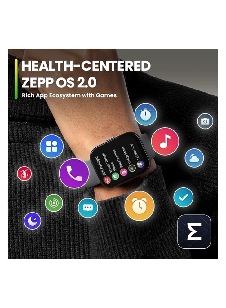 Amazfit Bip 5 Smart Watch With 1.91 Screen Display Bluetooth Phone Calls,4 Satellite Positioning Systems, 120+ Sports Modes and 24H Heart Rate Black - Image 4