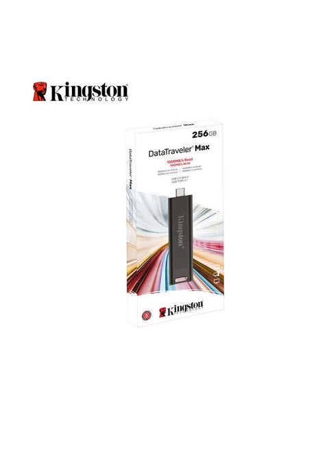 Kingston DataTraveler Max  USB-C USB 3.2 Gen 2 Flash Drive W/ up to 900MBs 256 GB