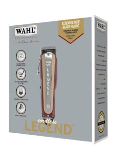 WAHL Legend 5 Star Professional Cordless Hair Clipper With Adjustable Taper Arm Red  - Image 2