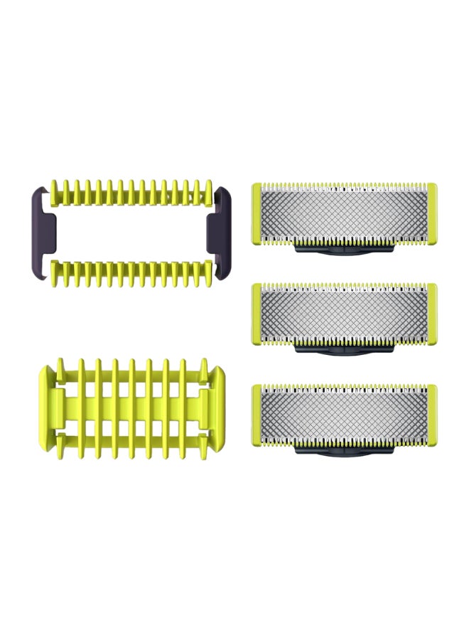Philips OneBlade Replacement Blade Green/Silver  - Image 1