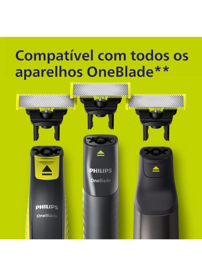 Philips OneBlade Replacement Blade Green/Silver  - Image 3