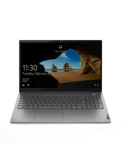 ThinkBook 15 G2 ITL Laptop With 15.6-inch Full HD (1920x1080) Display, Intel Core i7-1165G7 Processor/8GB RAM/512GB SSD/Windows 11 Pro/Intel Iris Xe Graphics/ English/Arabic Mineral Grey