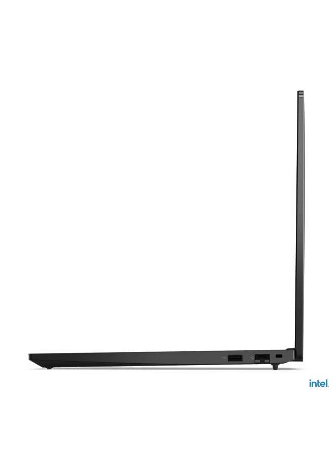 Lenovo - ThinkPad E16 Gen 1 Laptop With 16-inch (1920x1200) Display, Intel Core i5-1335U Processor/8GB RAM/512GB SSD/DOS(Without Windows)/Intel Iris Xe Graphics/ English/Arabic Graphite Black - Image 1