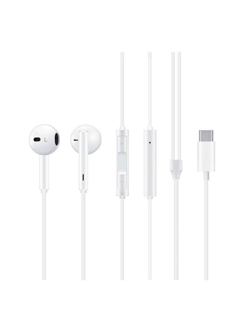 CM33 Type-C Wired In-Ear Headphones With Mic White - pnsku/N70040335V/45/_/1705989651/dcbf7524-64d9-4401-aeea-d9643ca754f2