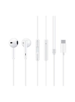HUAWEI CM33 Type-C Wired In-Ear Headphones With Mic White  - Image 4