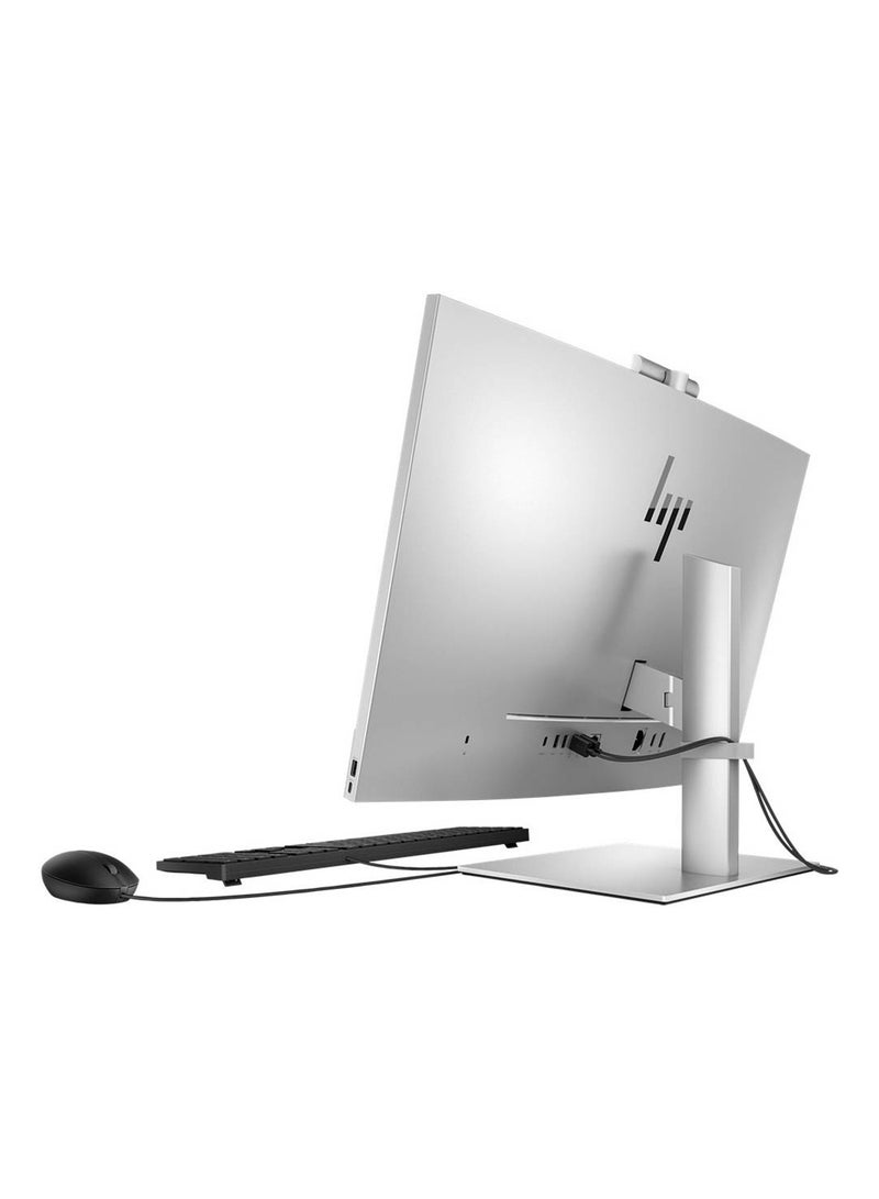 HP EliteOne 870 G9 All-In-One Desktop With 27-Inch Display, Core- i7-12700 Processor/16GB RAM/512GB SSD/Windows 11 Pro/Intel UHD 770 Graphics English/Arabic Silver - Image 2