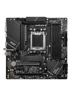 إم اس أي اللوحة الأم PRO B650M-A WIFI AM5 Micro-ATX، مجموعة شرائح AMD B650، 4 × 2 فتحات DDR5، ذاكرة بحد أقصى 128 جيجابايت، Wi-Fi 6E، 2x PCI-E x16، 2x M.2، 1x HDMI، 1x DP، USB 23.2/2.0  - Image 2