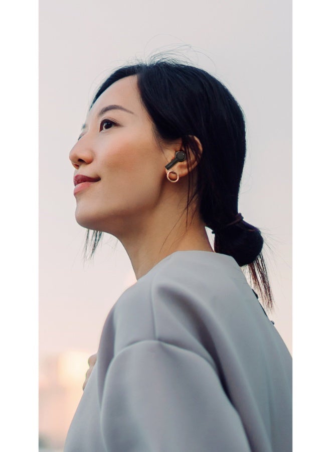 belkin SoundForm Pulse True Wireless Bluetooth Earbuds Hybrid Noise Cancelling, 6x Microphones, 35Hrs Playtime, Touch Controls, Stylish W/ Great Sound, Wireless Charging, IPX5 Rating Black  - Image 3