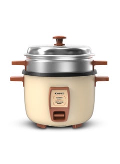 2.8 L Rice Cooker with Teflon Coated Aluminium Pot, Electric Rice Cooker For Cooking , Stainless Steel and Compact Design, Perfectly Cooked Meals Every Time (RC928T) 2.8 L 670 W RC928T Cream Magnolia