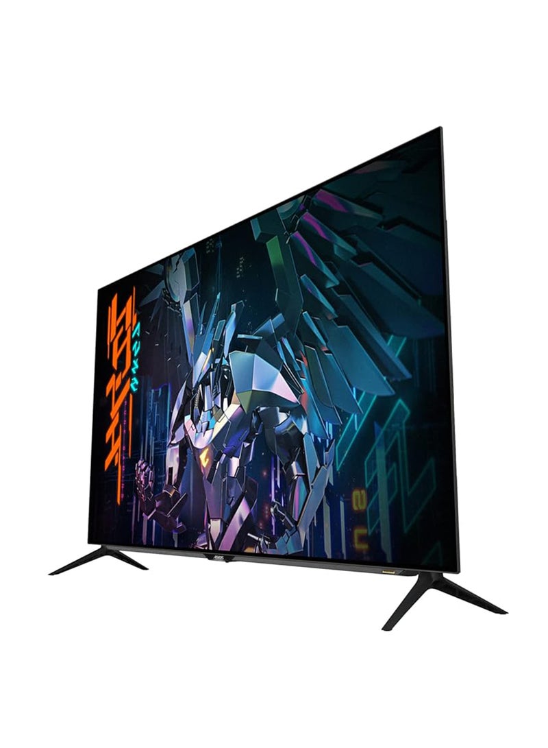 جيجابايت - 47.53-Inch Aorus 4K UHD OLED Gaming Monitor, 3840x2160 Resolution, 120Hz Refresh Rate, 1ms Response Time (GTG), HDR10, DCI-P3 / SRGB, HDMI, DP, USB Type-C, FO48U-EK Black - Image 1