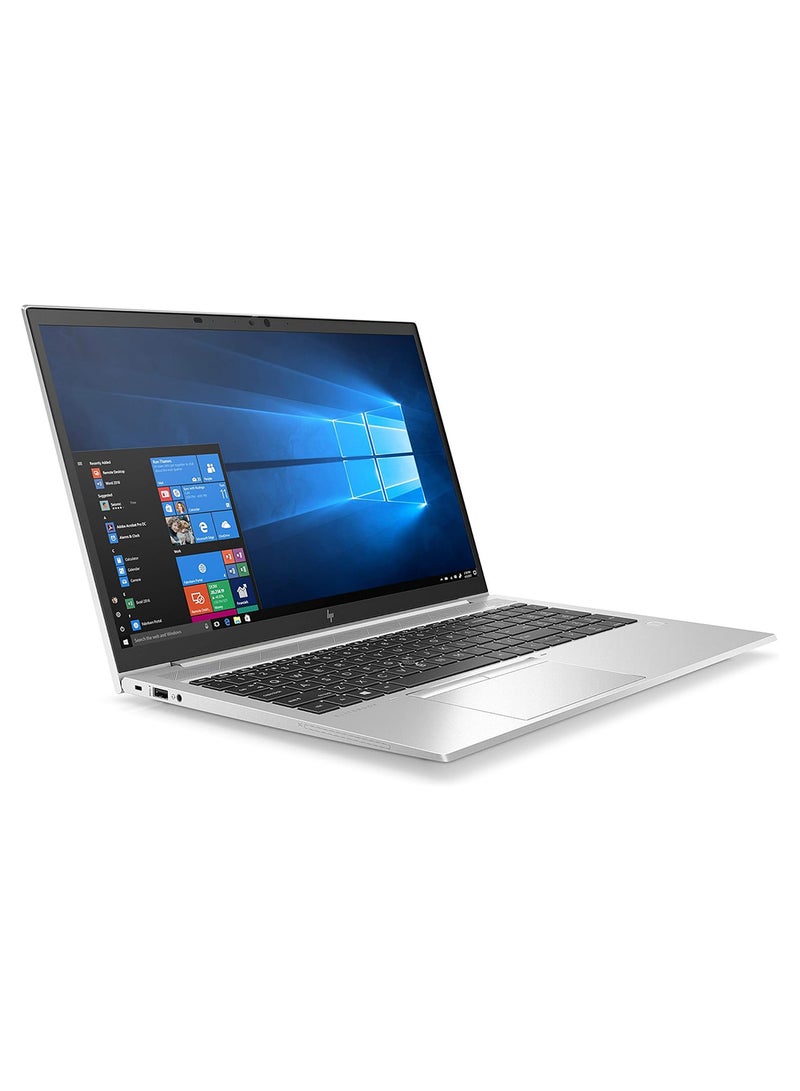 إتش بي - Elitebook 850 G7 Laptop With 15.6-Inch Display, Core i5-10210U Processor/8GB RAM/256GB SSD/Intel UHD Graphics/Windows 10 Pro English Silver - Image 1