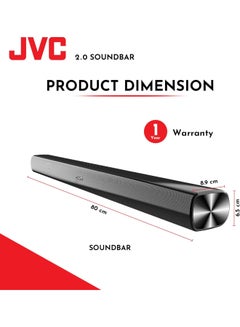 2.0CH Soundbar Plus Bluetooth, Usb, Fm Radio With 600W PMPO TH-N322B Black - pnsku/N70040523V/45/_/1739775247/e933c235-5c51-40bf-853f-672c00abbc39