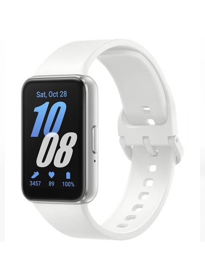 Samsung Fit 3 Smartwatch Amoled Display, Accelerometer, Barometer, Gyro Sensor, Optical Heart Rate Sensor, Light Sensor Silver - Image 1