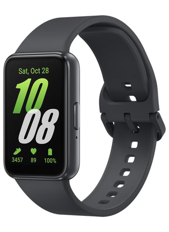 Samsung Fit 3 Smartwatch Amoled Display, Accelerometer, Barometer, Gyro Sensor, Optical Heart Rate Sensor, Light Sensor Gray - Image 1