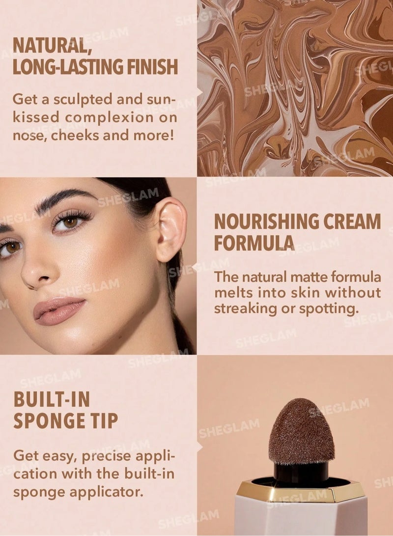 SHEGLAM Sun Sculpt Liquid Contour Color Soft Tan - Image 4