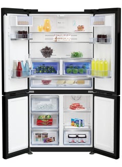 Beko Beko No-Frost Refrigerator, 4 Doors, 565 Liters - GNE134626BH Black  - Image 3