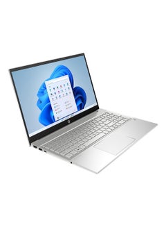 HP Pavilion 15 (Upgraded Version) Laptop With 15.6-Inch FHD Display, Core i7-1255U Processor/16GB RAM/1TB SSD/Intel Iris XE Graphics/Windows 11 Pro + USB 3.0 Extension Cable English Natural Silver  - Image 4