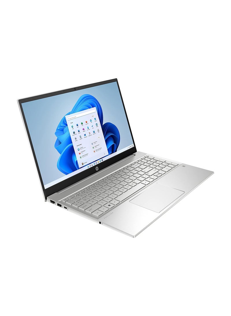 HP - Pavilion 15 (Upgraded Version) Laptop With 15.6-Inch FHD Display, Core i7-1255U Processor/32GB RAM/1TB SSD/Intel Iris XE Graphics/Windows 11 Pro + USB 3.0 Extension Cable English Natural Silver - Image 1
