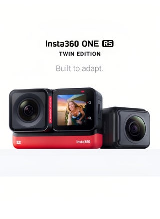 One RS Twin Edition – Waterproof 4K 60Fps Action Camera And 5.7K 360 Camera With Interchangeable Lenses, Stabilization, 48MP Photo, Active HDR, AI Editing - pnsku/N70040669V/45/_/1706068859/fe986862-268f-4693-809a-e4fc306fb2fd