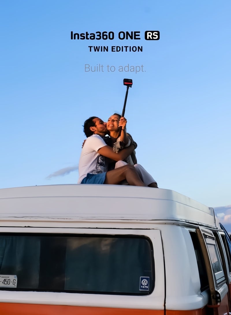 Insta360 - One RS Twin Edition – Waterproof 4K 60Fps Action Camera And 5.7K 360 Camera With Interchangeable Lenses, Stabilization, 48MP Photo, Active HDR, AI Editing - Image 1