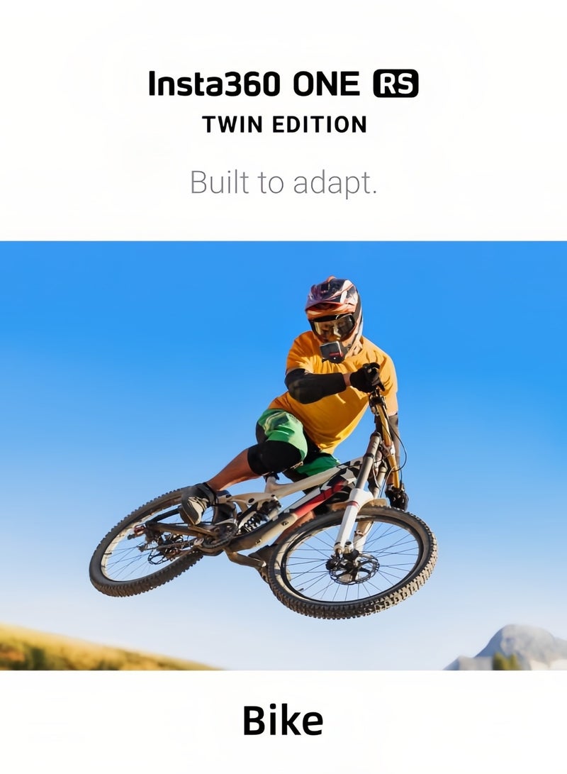 Insta360 - One RS Twin Edition – Waterproof 4K 60Fps Action Camera And 5.7K 360 Camera With Interchangeable Lenses, Stabilization, 48MP Photo, Active HDR, AI Editing - Image 1