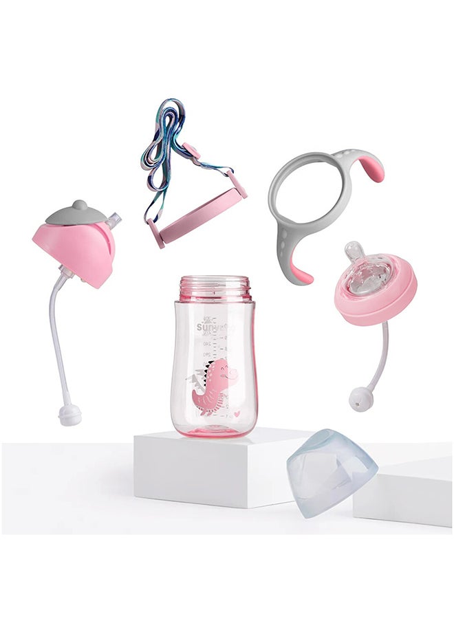 Water Cup Feeding Bottle 300ml - Pink - pnsku/N70040679V/45/_/1706515342/a26da21e-139b-4292-809f-d313790a6fc7