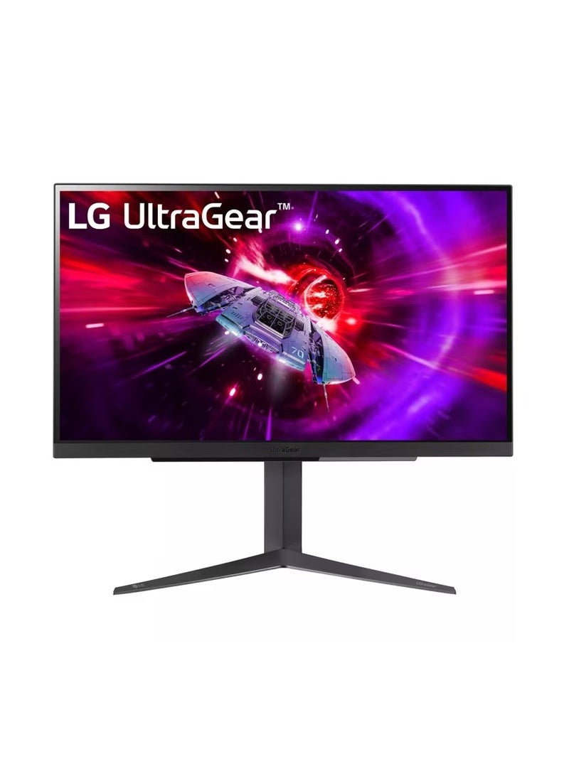 LG - 27" UltraGear™ QHD (2560 x 1440) IPS 1ms (GtG) 240Hz Gaming Monitor with NVIDIA G-SYNC Compatible - 27GR83Q-B Black - Image 1