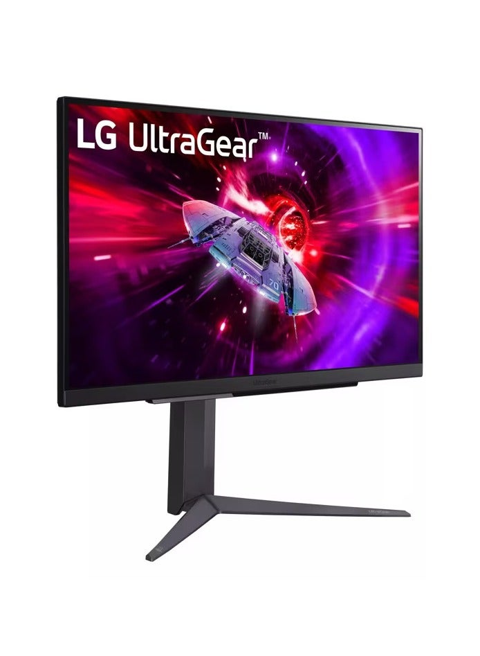 LG - 27" UltraGear™ QHD (2560 x 1440) IPS 1ms (GtG) 240Hz Gaming Monitor with NVIDIA G-SYNC Compatible - 27GR83Q-B Black - Image 1