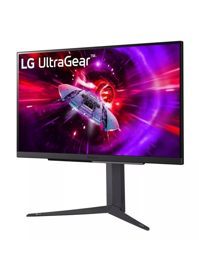 LG - 27" UltraGear™ QHD (2560 x 1440) IPS 1ms (GtG) 240Hz Gaming Monitor with NVIDIA G-SYNC Compatible - 27GR83Q-B Black - Image 1