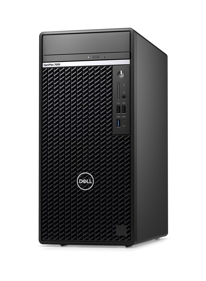 OptiPlex 7000 Tower ,Core i7-12700 2.1GHz, M.2 512Gb NVMe Ssd ,Ram 8Gb DDR5, DVD Drive ,VGA Port, Intel Integrated Graphics, DVD-RW, Linux 18.04, Mouse-MS116/Wired Keyboard-KB216 Black