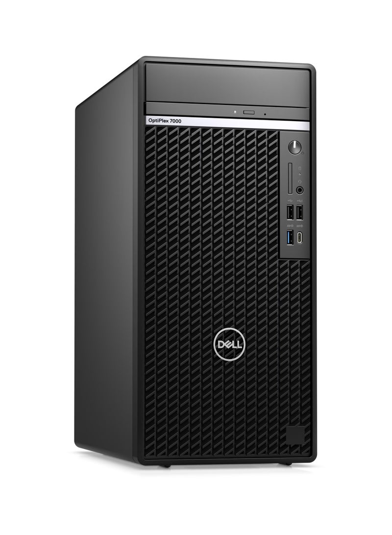 OptiPlex 7000 Tower ,Core i7-12700 2.1GHz, M.2 512Gb NVMe Ssd ,Ram 8Gb DDR5, DVD Drive ,VGA Port, Intel Integrated Graphics, DVD-RW, Linux 18.04, Mouse-MS116/Wired Keyboard-KB216 Black