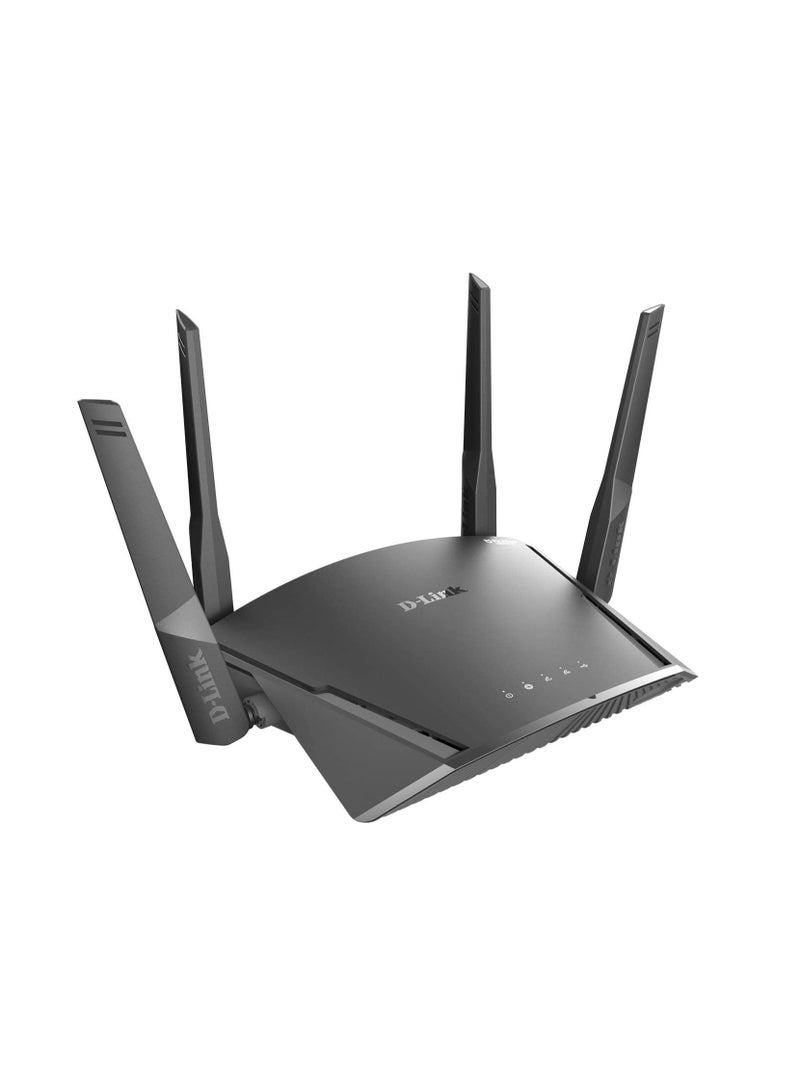دي لينك DIR-1960 AC1900 Exo Smart-Mesh-WLAN-Router (2,4 und 5 GHz, 2,600 Mbit/s, 802,11a / b/g/n/ac, 2 x USB 3,0 und 2,0, 4 x 10/100/1000 LAN-Anschluss Black - Image 2