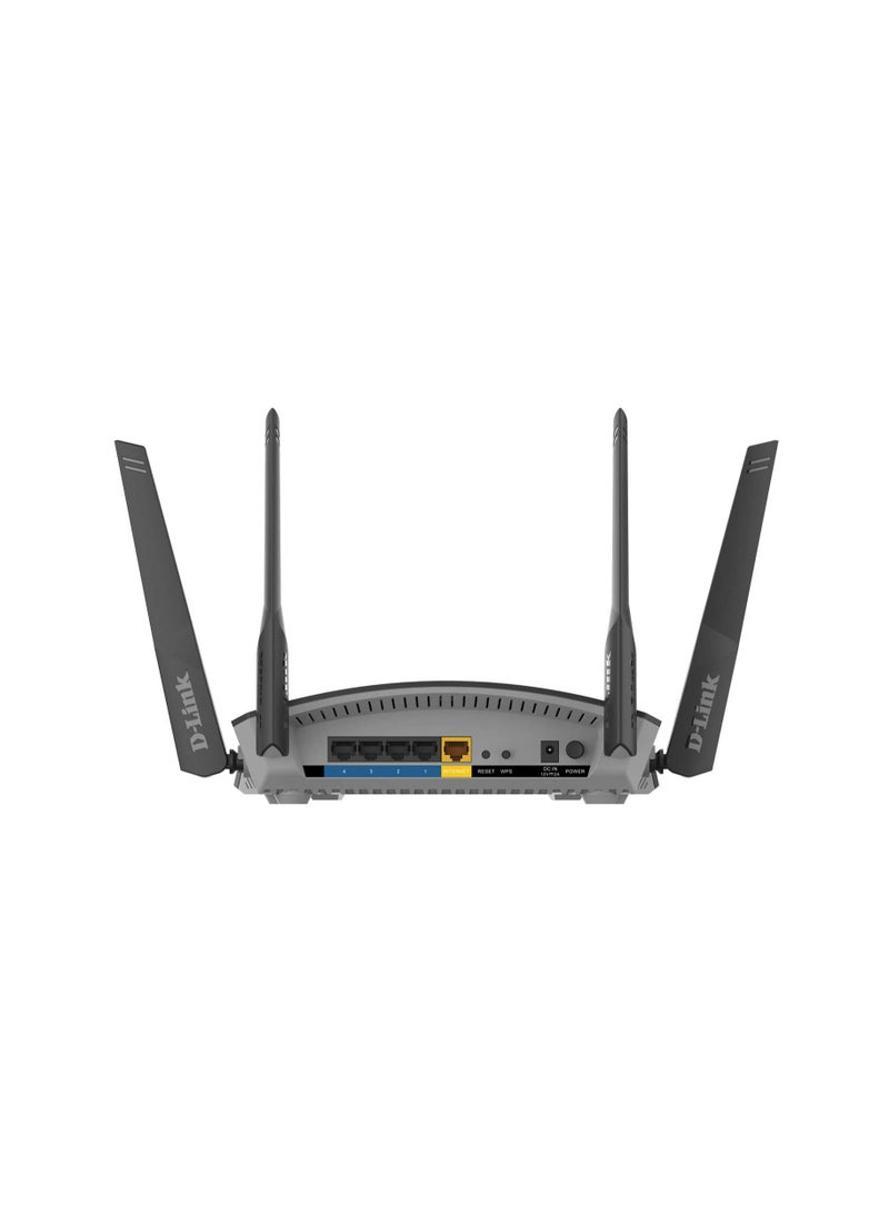 دي لينك DIR-1960 AC1900 Exo Smart-Mesh-WLAN-Router (2,4 und 5 GHz, 2,600 Mbit/s, 802,11a / b/g/n/ac, 2 x USB 3,0 und 2,0, 4 x 10/100/1000 LAN-Anschluss Black - Image 3