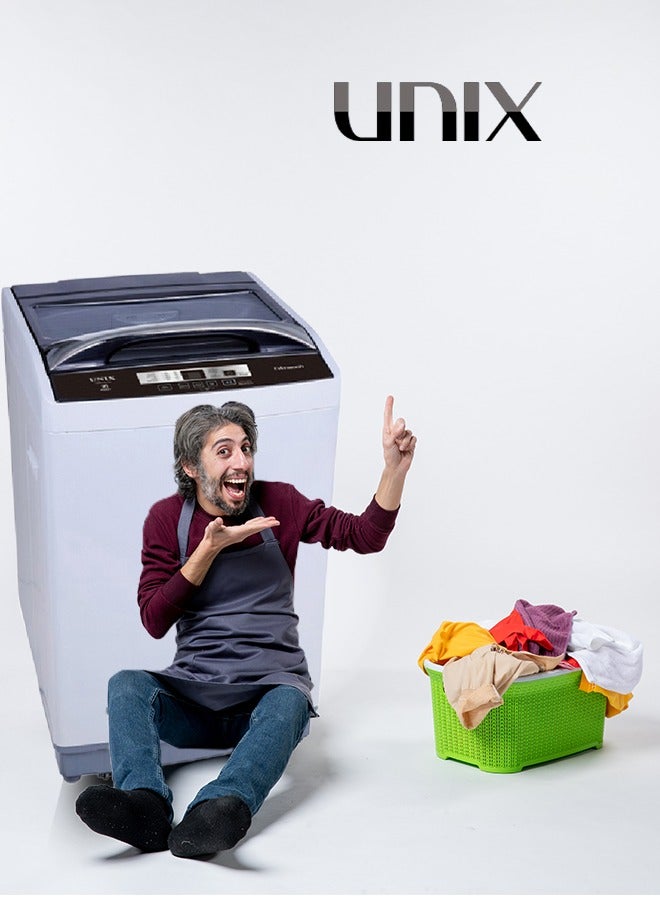 Unix Automatic Washing Machine OMRTL-11-A White  - Image 5