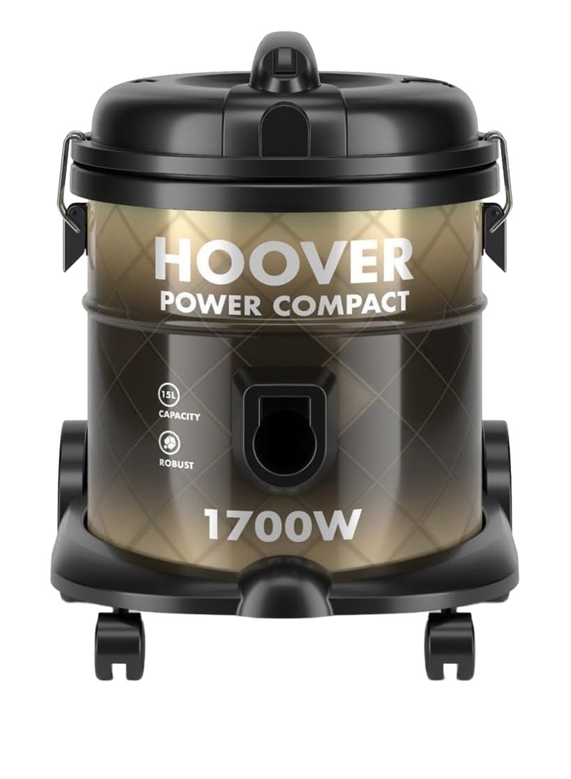 هوفر خزان طاقة صغير الحجم سعة 15 لترًا - وظيفة النفخ باللون الذهبي - Image 1