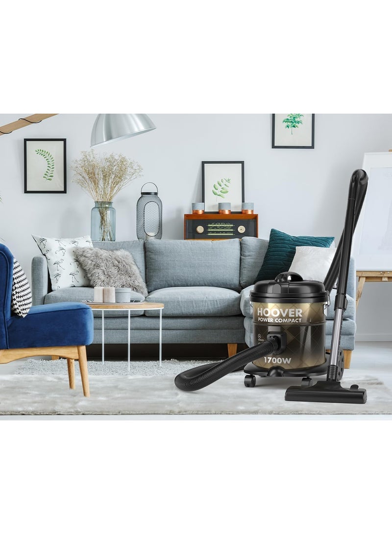 هوفر خزان طاقة صغير الحجم سعة 15 لترًا - وظيفة النفخ باللون الذهبي - Image 5