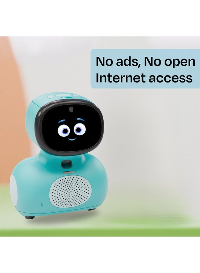 MIKO - Mini With 30 Day Max: AI-Enhanced Intelligent Robot For Children Interactive Bot Equipped With Coding, A Wide Array Of Games Ideal Gift For Boys And Girls Of Ages 5-12 - Blue - Image 1