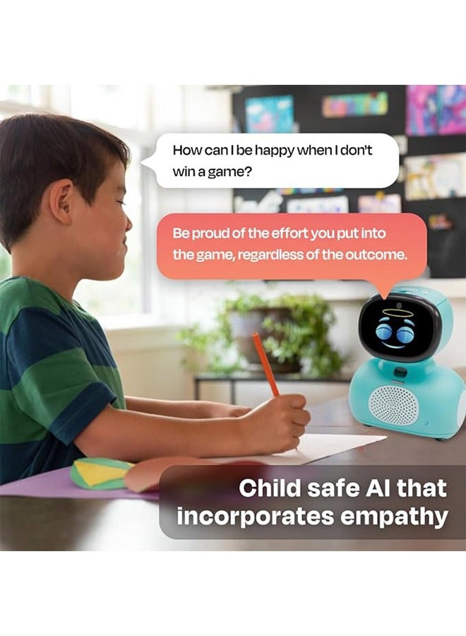 MIKO - Mini With 30 Day Max: AI-Enhanced Intelligent Robot For Children Interactive Bot Equipped With Coding, A Wide Array Of Games Ideal Gift For Boys And Girls Of Ages 5-12 - Blue - Image 1